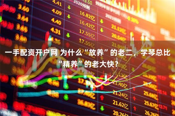 一手配资开户网 为什么“放养”的老二,学琴总比“精养”的老大快?